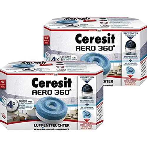 Henkel Ceresit AERO 360 Nachfüller für Luft-Entfeuchter 4x450g
