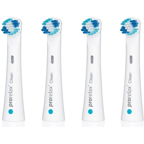 prorelax Bürstenköpfe Clean Brush 4 Stück 4er Pack Ersatzbürsten Zahnbürsten