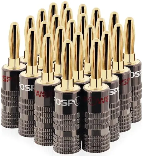 FosPower Bananenstecker für Lautsprecherkabel von FosPower