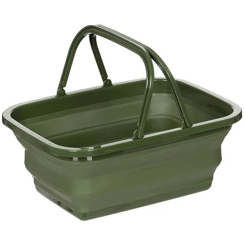FoxOutdoor Faltkorb, oliv, 9 l in grün von MFH