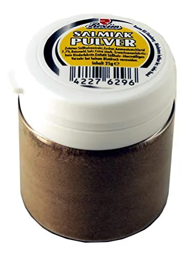 Rexim Salmiakpulver 25g - Aromatisches Gewürz für vielfältige Anwendungen - Rexim Salmiakpulver 25g, ideal zum Würzen und Verfeinern von Speisen, bringt einen besonderen Geschmack in Ihre Gerichte.