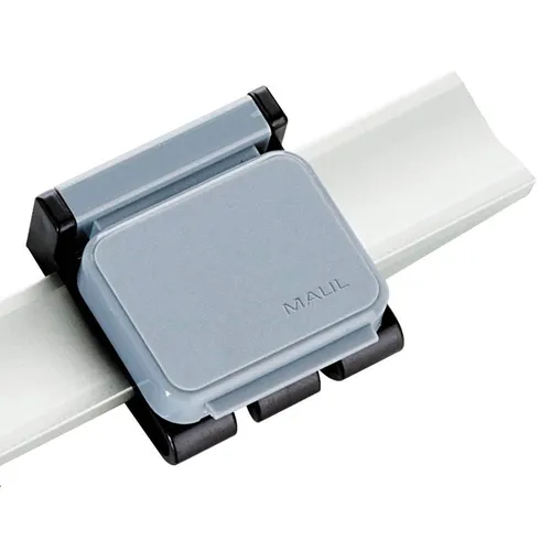 MAUL V Magnetclips für Planhalter grau 10 - Wandtafeln, praktische Magnetclips zur sicheren Befestigung von Plänen, ideal für Büros und Schulen.