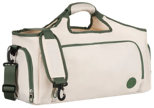 PTN 24480-6583 Ecru-Grüne Reisetasche