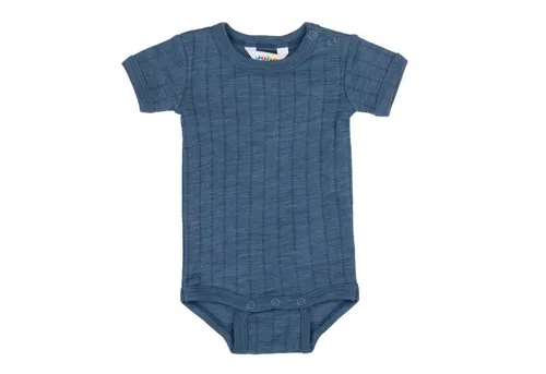 Joha - Kid's Body S/S - Merinounterwäsche Gr 50 blau - Praktische Merinounterwäsche für Babys mit Druckknopfleiste im Schritt. Farbe: Blau; Größe: 50; ideal für den Alltag; hochwertiges Material aus Wolle und Seide. Entdecken Sie weitere Produkte von Joha in unserem Online-Shop!