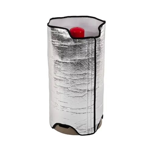 Carbest Thermoabdeckung für 11 kg Gasflaschen Schutzhülle Abdeckhaube Gas Thermohülle