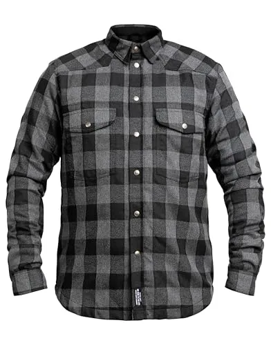 Motorradjacke Shirt John Doe Motoshirt XTM Grey Black XXL - Schutzjacke aus XTM-Faser, extrem robust und ideal für sicheren Fahrkomfort auf dem Motorrad.
