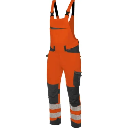 WÜRTH MODYF Warnschutz Arbeitslatzhose FLUO EN 20471 orange anthrazit - Größe 106