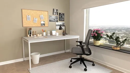 Robuster Mehrzwecktisch 180x80 cm grau in grau von Mades