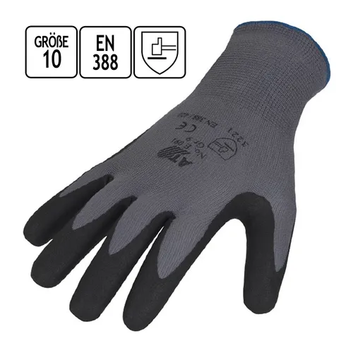 Nitril Arbeitshandschuhe 1 Paar Mikroschaum Beschichtung Größe 10