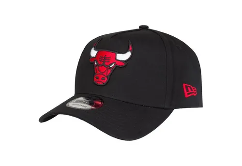 New Era 9Forty A-Frame Snapback Cap - Chicago Bulls schwarz - Stylische Baseballcap für Sport und Freizeit. Aus 100% Baumwolle, in klassischem Schwarz, passt perfekt zu jedem Outfit. Ideal für Fans der Chicago Bulls!