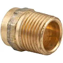 Ibp Bänninger - Rotguss-lötfitting Übergangsnippel 28 Mm X 3/4 Zoll Ag - Typ 4243g, Dvgw