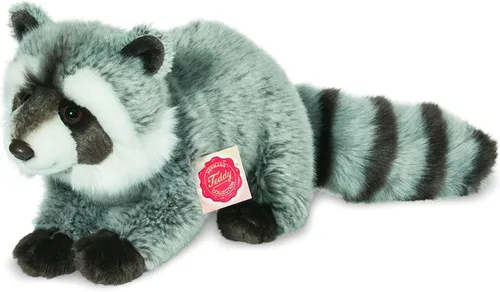 Teddy Hermann® Waschbär Kuscheltier aus recyceltem Material - Kuscheltiere, umweltfreundlich aus recyceltem Material und ideal für Kinder ab 3 Jahren - perfekt zum Kuscheln und Spielen!