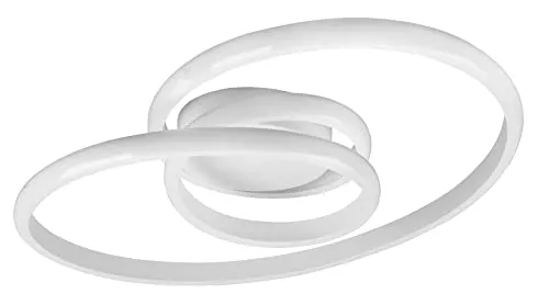 Reality Leuchten LED Deckenleuchte SANSA - dimmbar, 3000K, 2050 Lm - Lampen mit mehreren Helligkeitsstufen, ideal für stimmungsvolle Beleuchtung in jedem Raum. Integrierte LED-Technologie sorgt für Energieeffizienz und lange Lebensdauer.