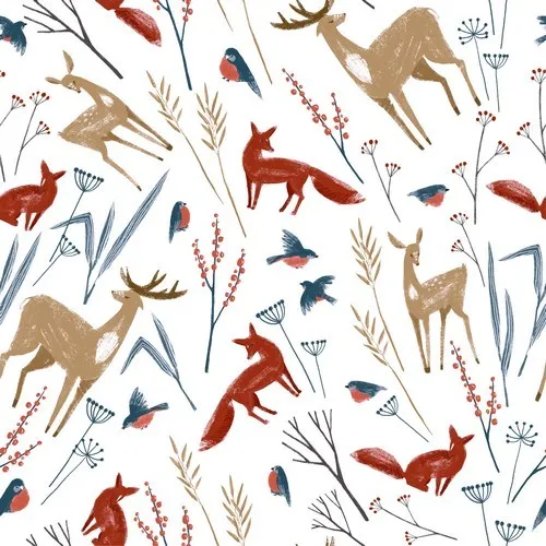 Servietten Tiermotive Einfache Waldtiere als Tischdeko. Papierservietten mit Motiv. Auch für Decoupage und Serviettentechnik 33x33cm 20