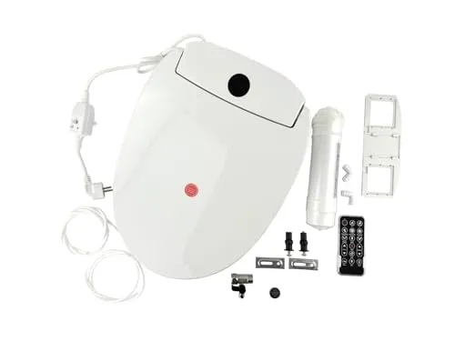 WELDINGER Smarter Toilettensitz Bidet mit Waschfunktion und automatischem Deckel