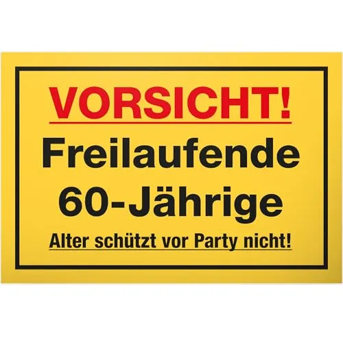 DankeDir! Schild zum 60. Geburtstag