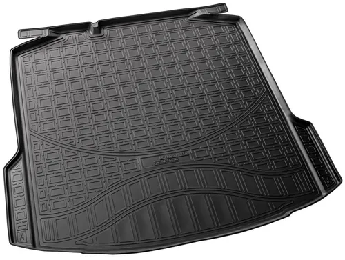 RECAMBO Kofferraumwanne für Skoda Rapid Fließheck, Typ NH3, BJ 2012-2019, für Skoda Rapid NH3, 100% passgenaue Antirutschmatte, Kofferraum Schutzmatte, Gummimatte