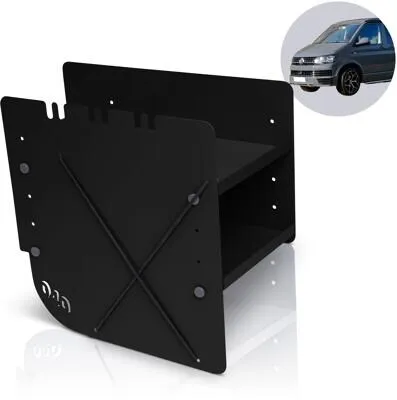 Parts Schuhregal für VW T5/T6, Beifahrerseite, schwarz 040