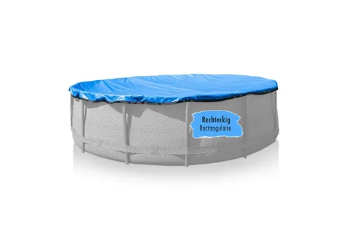 Höfer Chemie GmbH Pool-Abdeckplane Poolabdeckung 9 x 5 m, rechteckig, 200 g/m² winterfest, Schützt den Pool in der Winterpause