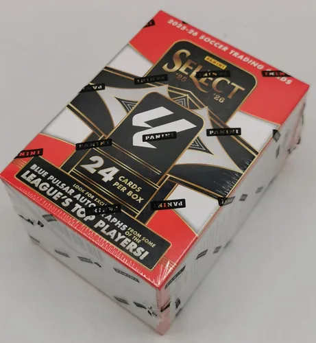 Panini Select La Liga Fußball Blaster Box 2025-26 - Entdecken Sie die Panini Select La Liga Fußball Blaster Box 2025-26 mit einzigartigen Sammelkarten. Ideal für Sammler und Fans, um die besten Spieler der Saison zu feiern!