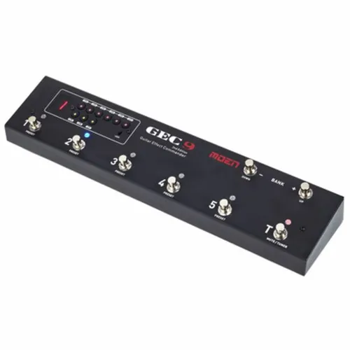 Moen GEC9 2nd Edition B-Stock - B-Stock, programmierbarer Amp Switcher und Pedal Looper mit 50 Speicherplätzen, ideal für kreative Musiker, noiseless switching und vielseitige Einsatzmöglichkeiten.