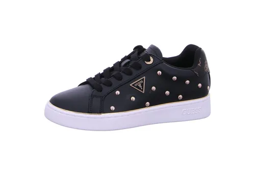 Guess Bonitah Sneaker 40 EU – Schwarze Schnürschuhe - Stylische Guess Bonitah Sneakers in Größe 40 EU aus strapazierfähigem Synthetik mit bequemem Innenmaterial. Ideal für jeden Anlass und perfekt für modebewusste Träger.