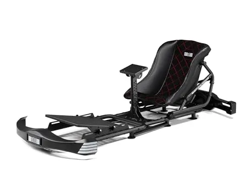 NEXT LEVEL RACING Go Kart Plus Cockpit - Gaming Cockpit für ein realistisches Fahrerlebnis, kompatibel mit Xbox und PlayStation, aus robustem Stahl gefertigt.