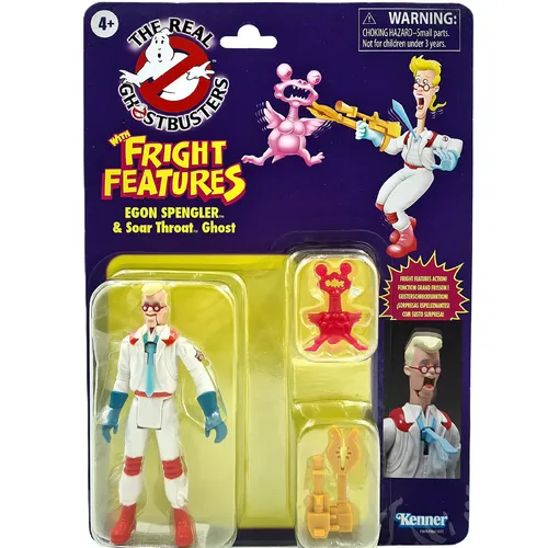 EGON SPENGLER FIGUR REAL GHOSTBUSTERS FRIGHT FEATURES HASBRO KENNER CLASSICS OVP