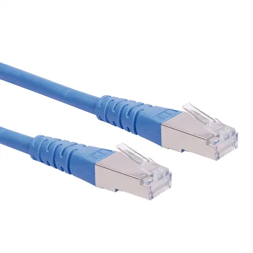 Patchkabel Kat.6 (Class E) S/FTP (PiMF), blau, 15 m
