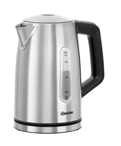 Bartscher Edelstahl Wasserkocher 1,7 Liter 2200W Silber