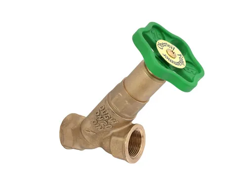 SCHLÖSSER Schrägsitzventil DN25/1'' nichtsteigende Spindel IG x IG ohne Entleeru