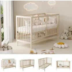 Odikalo Multifunktionales Babybett & Schreibtisch