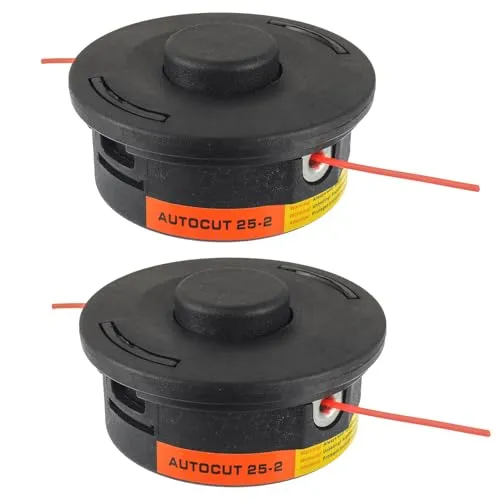 HUAREW Mähkopf AutoCut 25-2 40027102108 für Stihl FS55 FS55R FS80 FS85 FS90 FS90R FS100 FS110 FS130 FS250 Mähkopf Ersatzteile Rasentrimmer Zubehör（2 Stück）