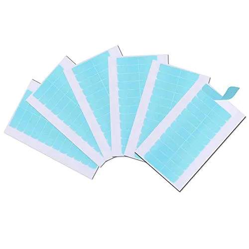 Ersatztapes Klebestreifen 72pcs Klebeband für Tape Extensions Super Klebeband für Haarverlängerungen Haareinschlag Perückenband Doppelseitige Klebebänder