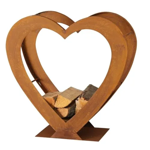 mucHome Kaminholzregal aus Metall von mucHome