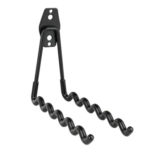 TMY Garagenhaken 160H x 200L x 70B 15kg | Wandhaken Gummiert | Gerätehaken Fahrrad Aufhängung | Haken für Gartengeräte | Wandhalterung zum Schrauben | für Werkzeuge Leiter Halterung