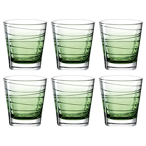 LEONARDO HOME 026840 Trinkglas VARIO STRUTTURA 6er-Set grün in grün von LEONARDO
