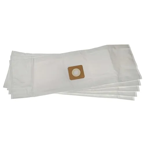 vhbw 5X Staubsaugerbeutel kompatibel mit Bosch AdvancedVac 20 Staubsauger - Mikrovlies, 85cm x 22.75cm, Weiß
