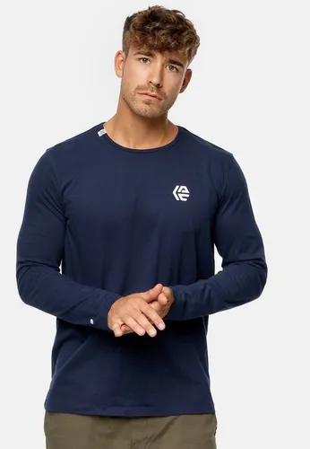 Indicode Langarmshirt Herren INTrense Shirt Langarm Herrenshirt 100% Baumwolle