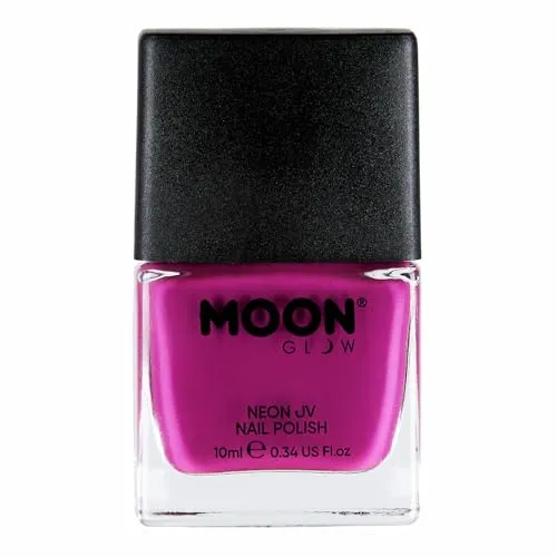 Moon Glow Neon UV-Nagellack, leuchtender Neon-Nagellack, leuchtet unter UV-Strahlung, 10 ml (Intensives Lila, 1 Stück)