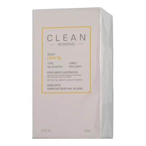 Clean Reserve Citron Fig 100ml Eau de Parfum - Unisex Eau de Parfum mit erfrischenden Zitrusnoten und einem Hauch von Feige, perfekt für einen belebenden Duftmoment.