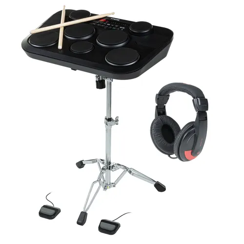 Fame DD-380 Digital Drum Set mit Stand Bundle