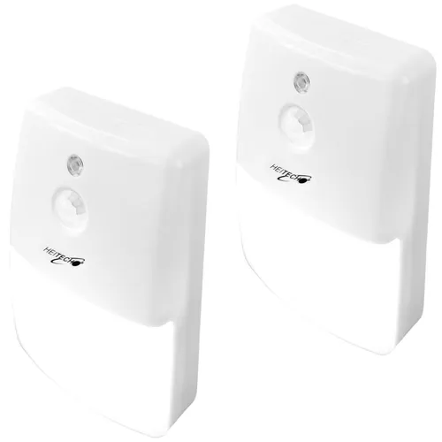 Heitech 2 LED Nachtlicht mit Bewegungsmelder Sensor LED-Licht selbstklebend