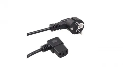 Kabel zasilający kątowy 3 pin 1,5M wtyk EU Maclean MCTV-802 MCTV-802
