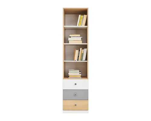 Deine Möbel 24 Kinderregal POKO 06 - Modernes Design für das Jugendzimmer - Das POKO Kinderregal kombiniert Funktionalität und Stil. Mit robustem Material und viel Stauraum ist es ideal für kreative Raumgestaltung im Jugendzimmer.