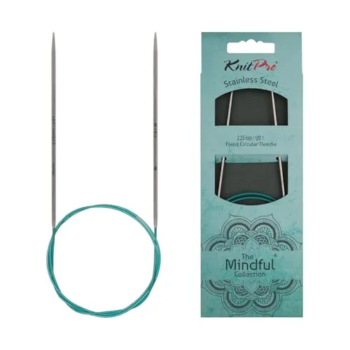 KnitPro 36072 Rundstricknadel Mindful 2,25 mm 60 cm englisch, Blaugrün