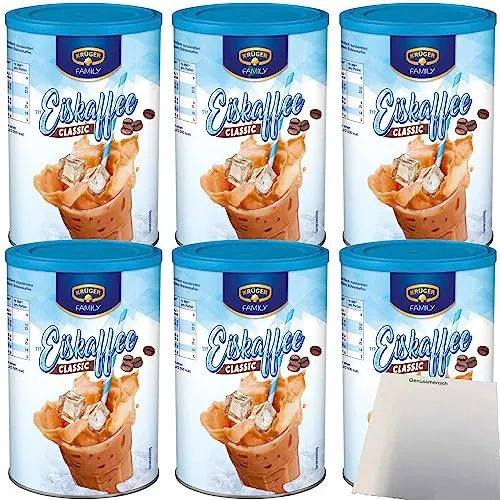 Krüger Family Eiskaffee Classic 6er Pack (6x275g Dose) + usy Block