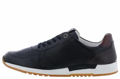 SIOUX Rojaro-718 Schnürschuh blau 44 EU - Eleganter Schnürschuh in Blau, Größe 44 EU, aus hochwertigem Glattleder. Ideal für den Alltag mit komfortabler Leder-Innensohle und flexibler EVA-Laufsohle.