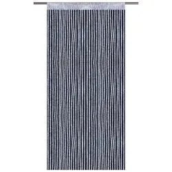 Bestlivings Fadenvorhang Metallic-Streifen silber - silber metallic ca. 140 x 250cm