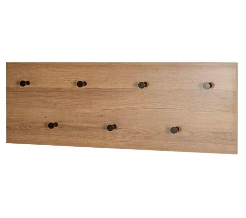 HAKU Möbel Wandgarderobe 37142 – Eiche Holz mit 7 Haken